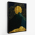 Quadro Arte Abstrata Azul escuro Verde textura de luz dourada brilhante -vs02 - QueroPosters.com