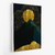 Quadro Arte Abstrata Azul escuro Verde textura de luz dourada brilhante -vs02 - loja online
