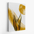 Quadro Arte Abstrata Botânica Dourado Luxuoso -vs01 na internet