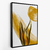 Quadro Arte Abstrata Botânica Dourado Luxuoso -vs01 - QueroPosters.com