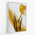Quadro Arte Abstrata Botânica Dourado Luxuoso -vs01 - loja online