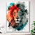 Quadro Pintura Leão de Judá