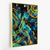 Imagem do Quadro Pintura Abstrata Azul e Dourado -vs02