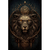 Quadro Decorativo Rosto de leão formas padrões magníficos místico - comprar online