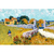 Quadro Pintura Casa de camponeses na Provença Obra do Artista Vincent van Gogh - comprar online