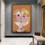 Quadro Pintura Senecio Obra do Artista Paul Klee