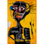 Quadro Cabeza de Jean Michel Basquiat Arte Grafite - comprar online