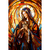 Quadro Arte Vitral Igreja Ave Maria Sagrada - comprar online