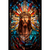 Quadro Arte Vitral Igreja Jesus Cristo Salvador - comprar online