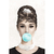 Quadro Audrey Hepburn Bola De Chiclete Bubblegum - comprar online