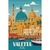 Quadro Turismo Valeta Malta Ilustração - comprar online