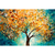 Quadro Pintura Árvore Com Folhas - comprar online