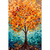 Quadro Pintura Árvore Cores Abundante Outono - comprar online