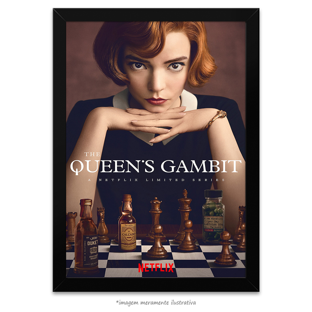 Poster O Gambito da Rainha, no QueroPosters.com