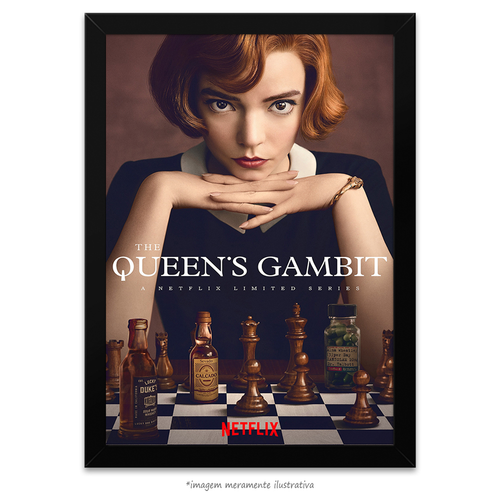 Cartaz O Gambito da Rainha / Poster The Queen's Gambit