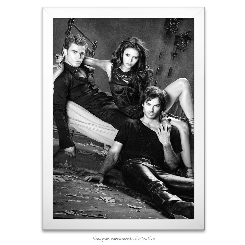 Cartaz Serigrafia The Vampire Diaries, Temporada 1 Plakat naukowy Silk, Os  diários do vampiro, moda, pôster, outros png