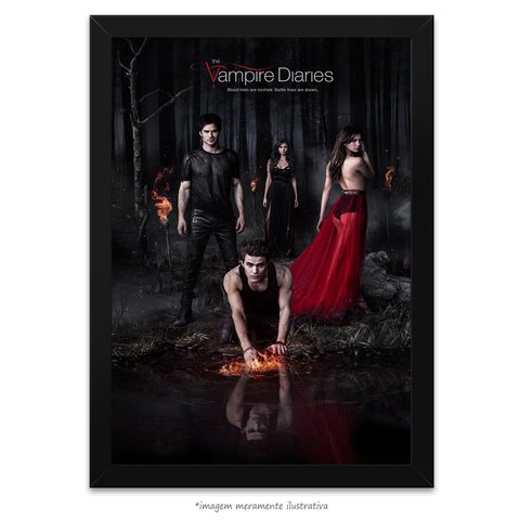 Big Poster Diários de um Vampiro LO09 Tamanho 90x60 cm