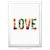 Poster LOVE - Abstract Geometric na internet