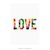 Poster LOVE - Abstract Geometric - loja online