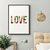 Poster LOVE - Abstract Geometric