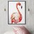 Poster Flamingo Dots