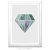Poster Geométrico Triângulos Diamante - Arte de decoração para casa na internet