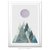 Poster Geométrico Triângulos Montanhas e Sol - Arte de decoração para casa na internet