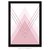 Poster Geométrico Triângulos Rose - Arte de decoração para casa - comprar online