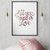 Poster Estilo Nórdico - All You Need Is Love - Rosas