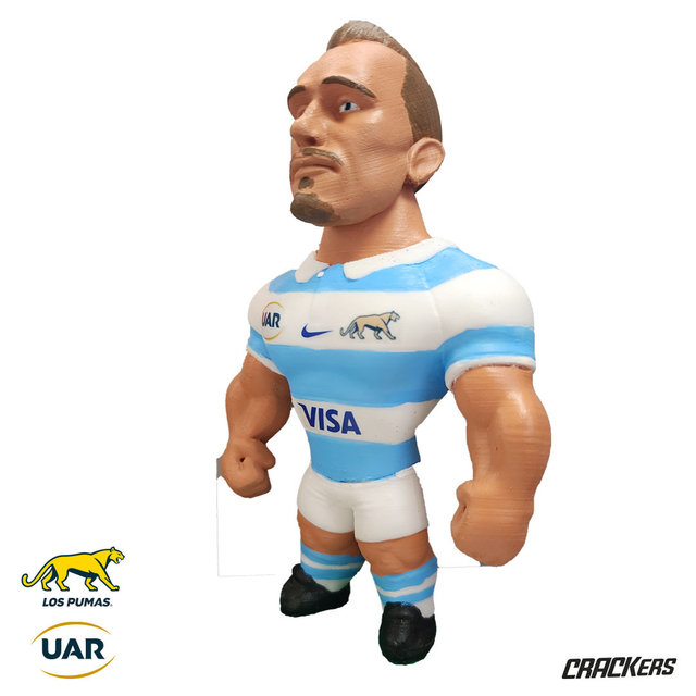 Juan Imhoff Figura Coleccionable Oficial UAR - Rugby Up