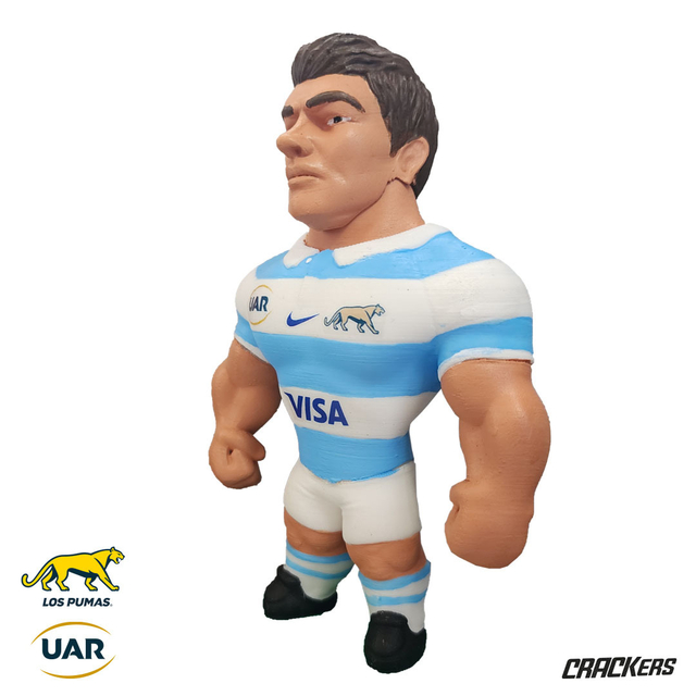 Santiago Carreras Figura Coleccionable Oficial UAR - Rugby Up