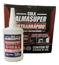 Kit 24 Und. Cola Almasuper Ultrarrápidas Aep401 100g Almata - comprar online