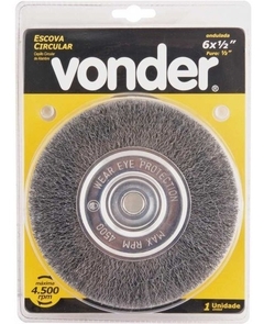 Escova Circular 6 X 1/2 X 1/2 152mm X 12,7mm X 12,7mm Vonder - comprar online