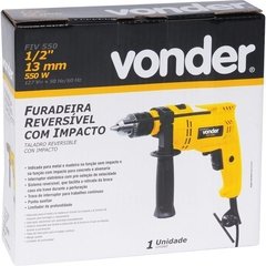 Furadeira De Impacto 1/2 13mm Fiv 550 Vonder - Universo Dos Parafusos 