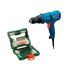 Kit Furadeira/Parafusadeira GSR 7-14E e Broca 43 Peças X-line Bosch