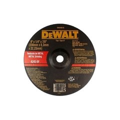 Disco Abrasivo Desbaste Metal 9" x 1/4 x 7/8 DW44610 Dewalt