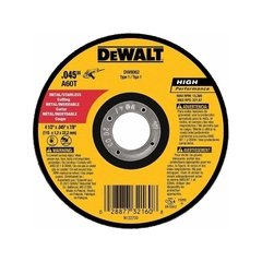 Disco Abrasivo 4 1/2" X 1,2mm X 7/8 DW8062-AR Dewalt