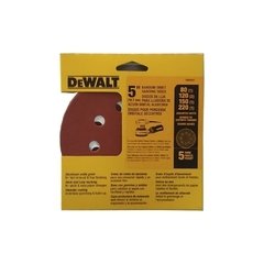 Kit 5 Discos De Lixa 5 Sortidos 8 Furos Dw4307 Dewalt