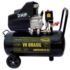 Compressor De Ar 50 Litros V8Brasil