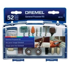 Kit 687 Uso Geral 52 Peças Dremel