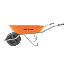 Carrinho Mão Caçamba Plástica Funda Laranja 55L Braço Metálico 77717/431 Tramontina - comprar online