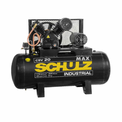 MotoCompressor de Ar MCSV20AU/200L 20 pés 200 litros 5HP Trifásico Schulz