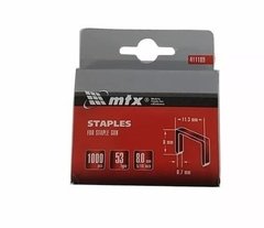 Grampo 8mm Temperado para Grampeador Tipo 53 1000 peças Mtx - comprar online