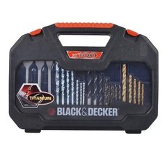 Kit Furar Parafusar 100 Peças A7187 xj Black&Decker