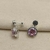 AROS CON CUBIC ROSA - comprar online