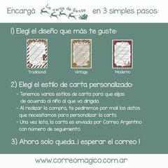 Carta de Santa para 2-3 hermanos - comprar online