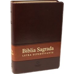 NA085TILSGILV BÍBLIA SUPERGIGANTE NOVA ALMEIDA MARROM
