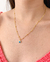 CHOKER OLHO GREGO VENEZIANA BOLINHA DOURADO - comprar online