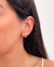 BRINCO EAR HOOK ARO ZIRCONIA DOURADO - comprar online