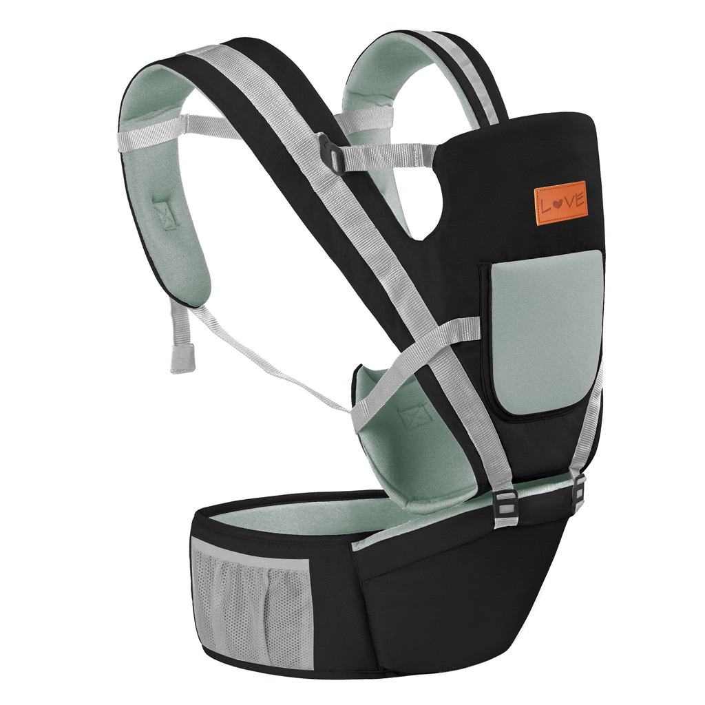 Mochila Ergonómica Porta Bebe 4009 De 4 Meses A 15kg 8en1 Hip Seat